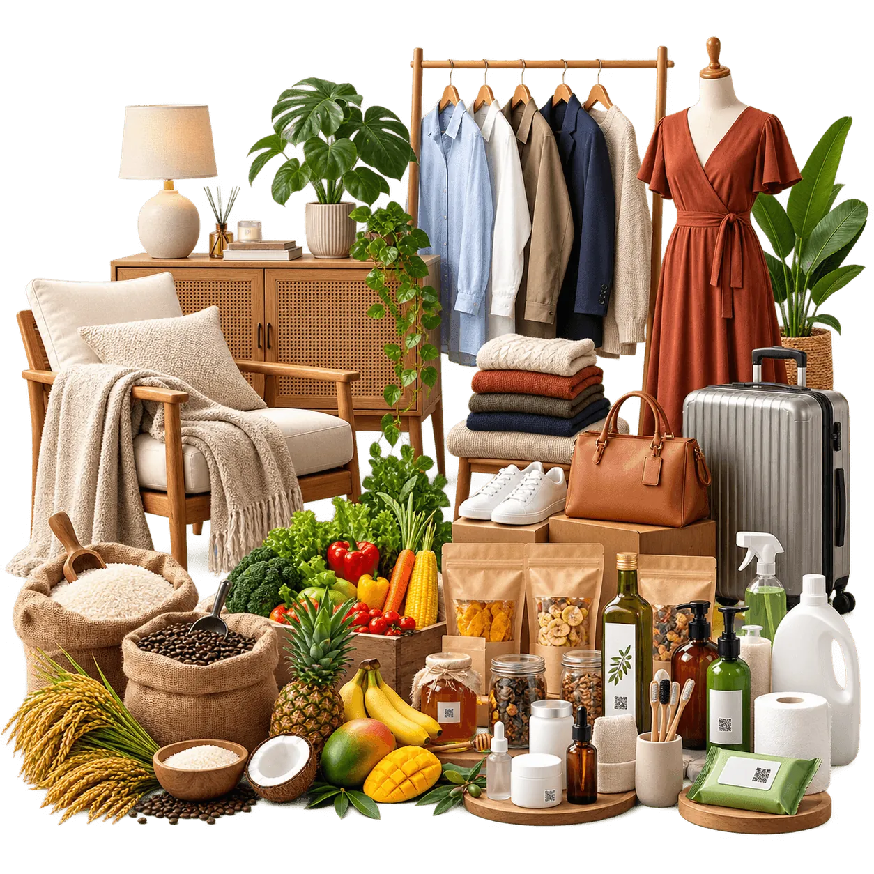 A multi-industry product ecosystem digitised with Vlabel