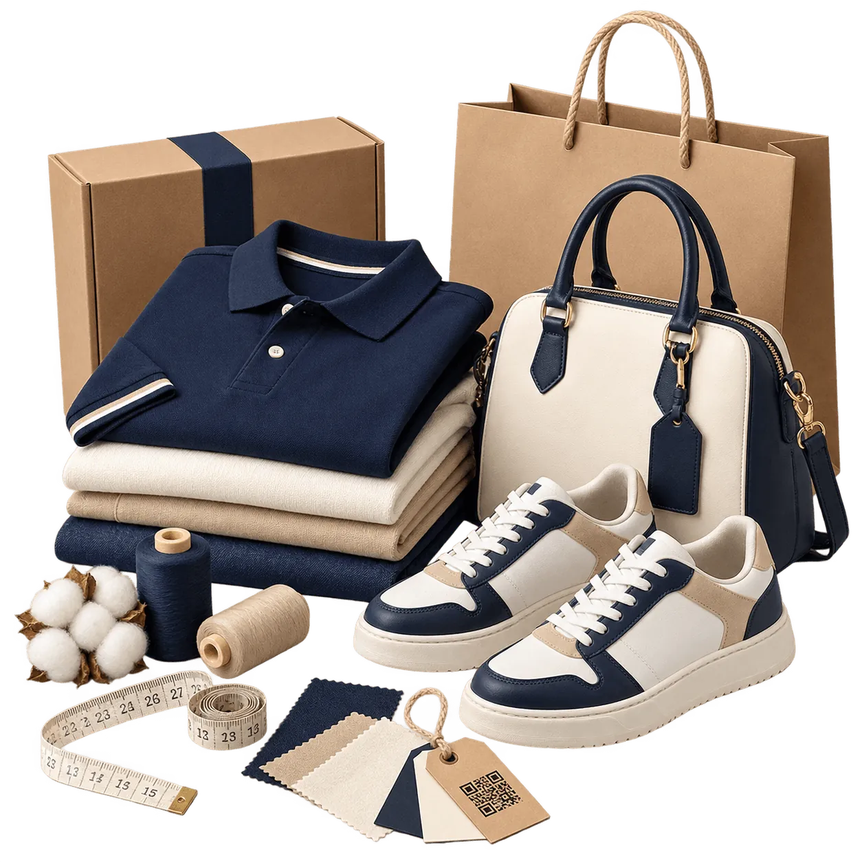Textile and fashion products with digital identifiers