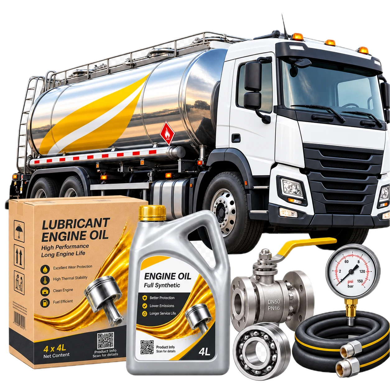 Petroleum and industrial materials managed through CO/CQ records and 5W traceability